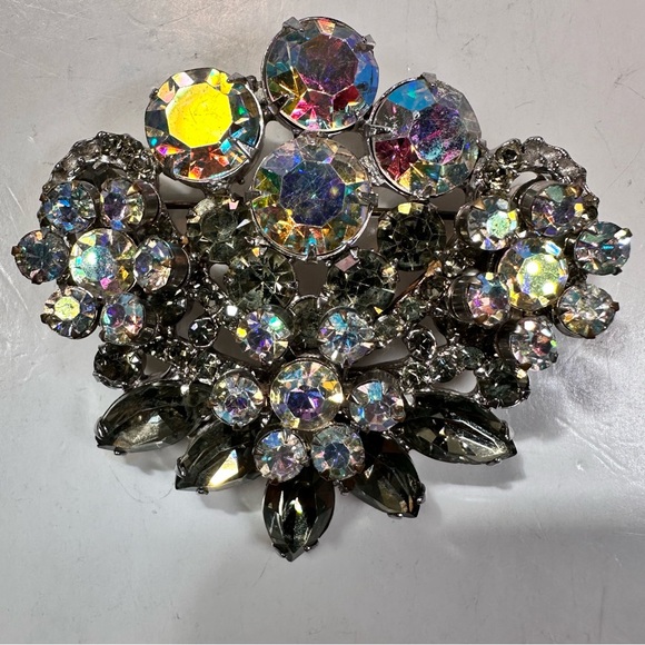 VERIFIED Vintage Juliana D&E brooch & earring set - Picture 3 of 12